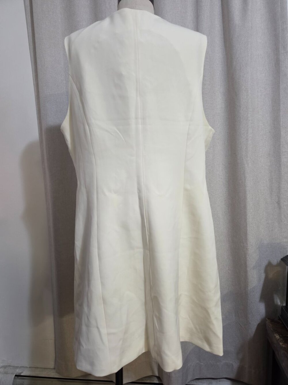 H & M Button up Vest DRESS - Picture 6 of 12